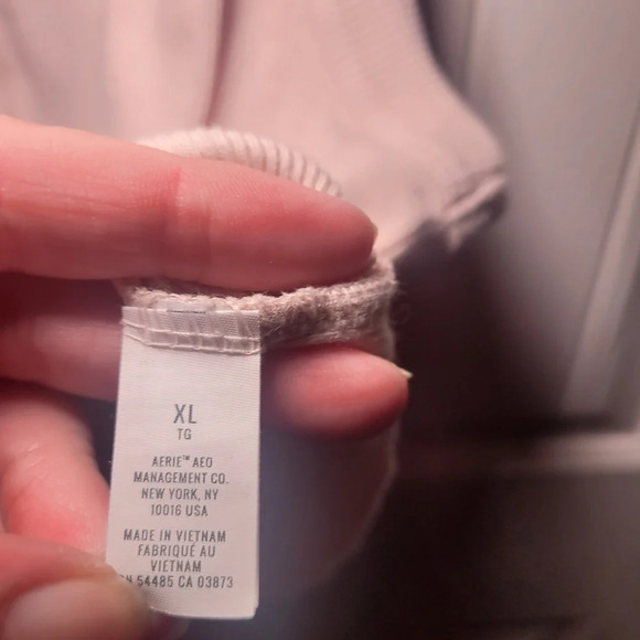 Aerie cropped tank top size XL 100% cotton - Picture 3 of 5